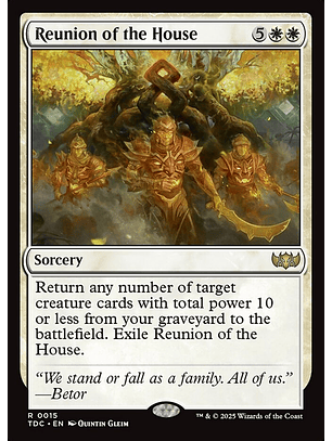 Reunion of the House | Español | NM | TDC