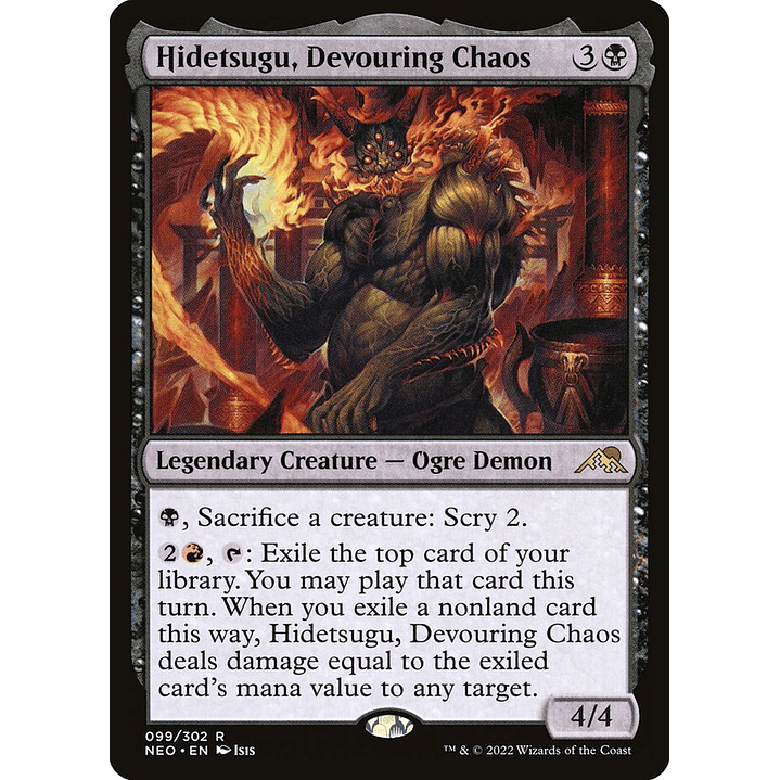 Hidetsugu, Devouring Chaos | Español | NM | NEO 1