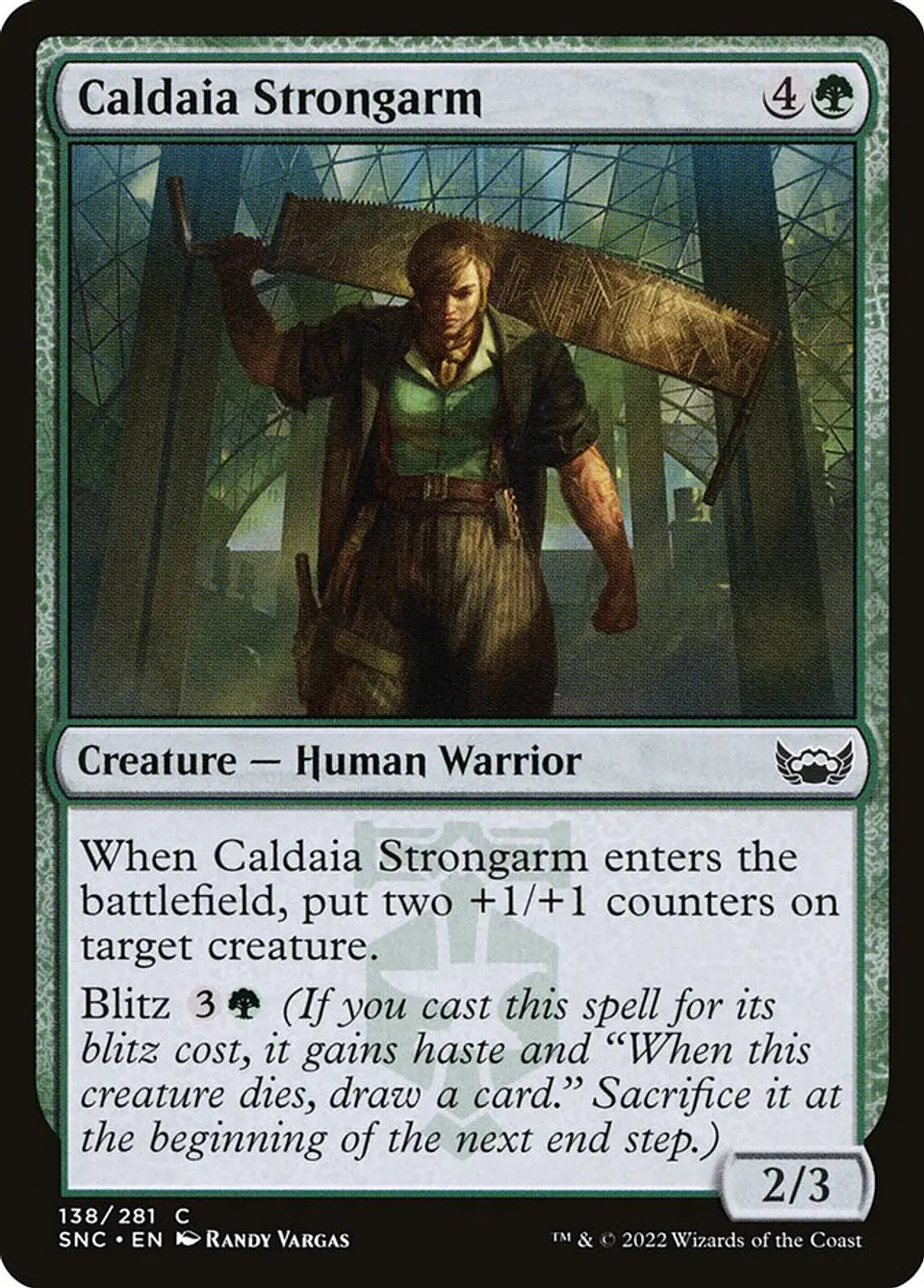 Caldaia Strongarm (foil) | Inglés | NM | SNC 1