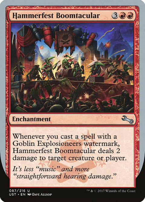 Hammerfest Boomtacular | Inglés | NM | UST