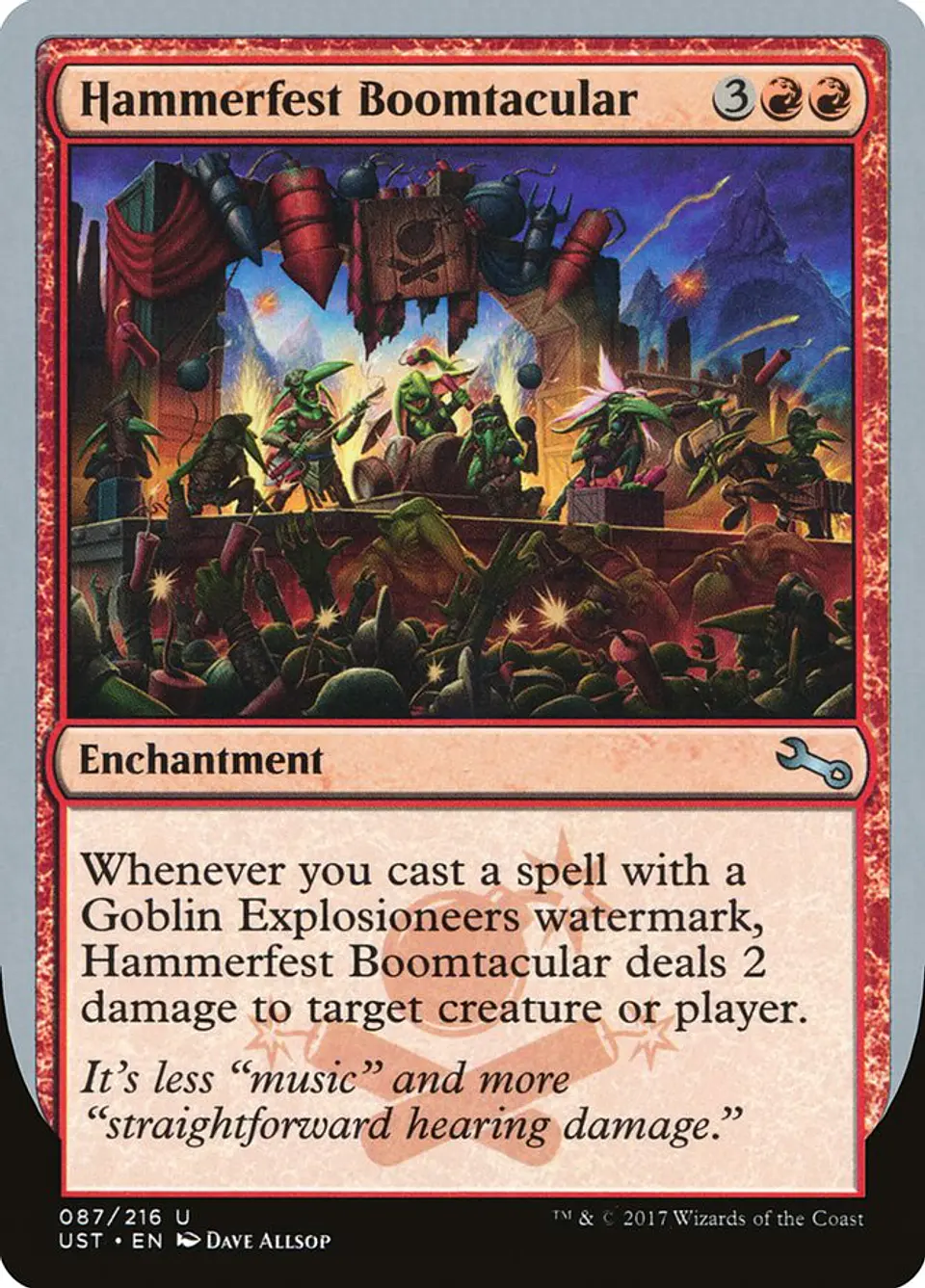 Hammerfest Boomtacular | Inglés | NM | UST 1