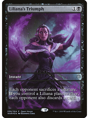 Liliana's Triumph (foil) | Español | EX | PWAR