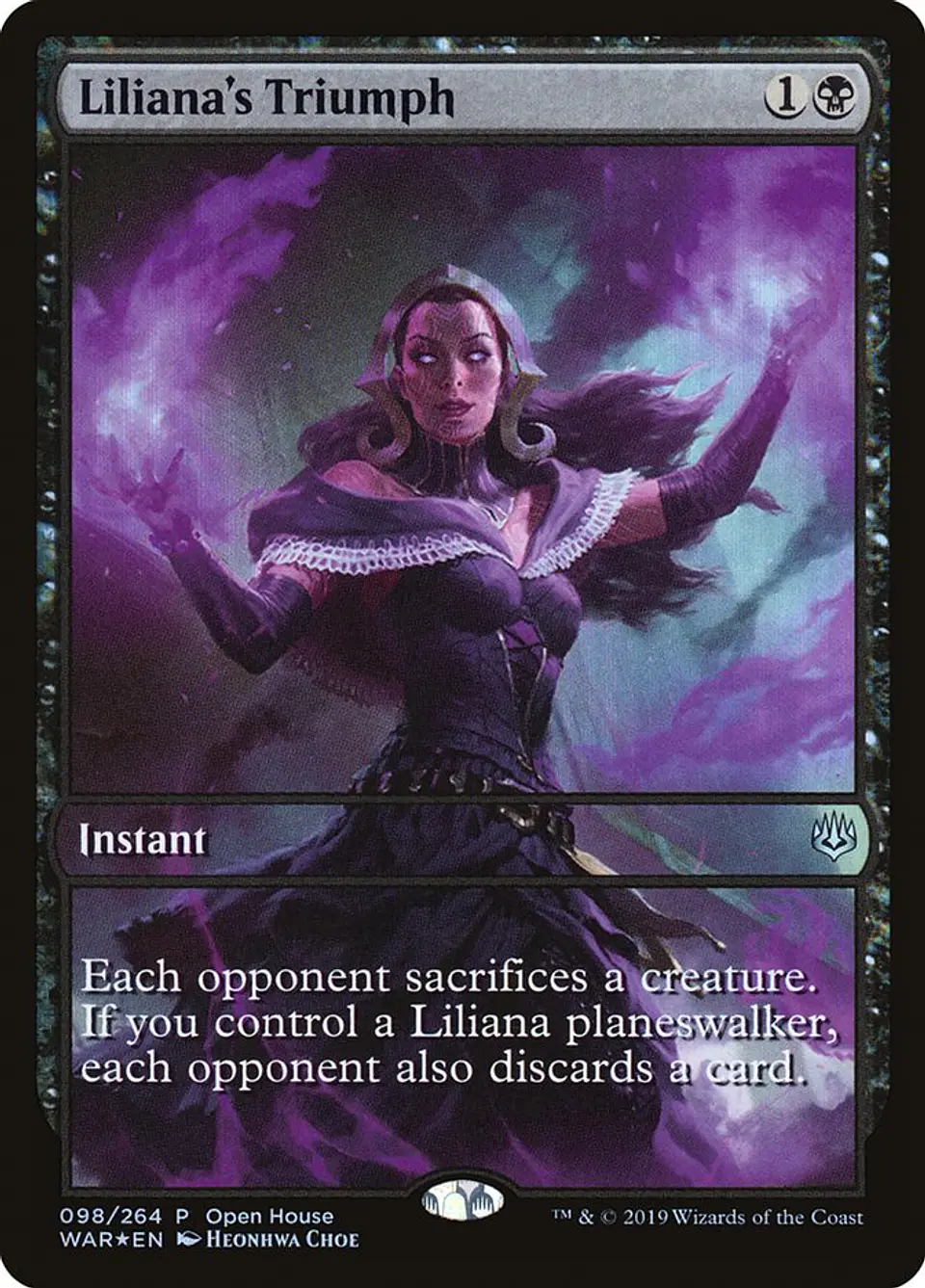 Liliana's Triumph (foil) | Español | EX | PWAR 1