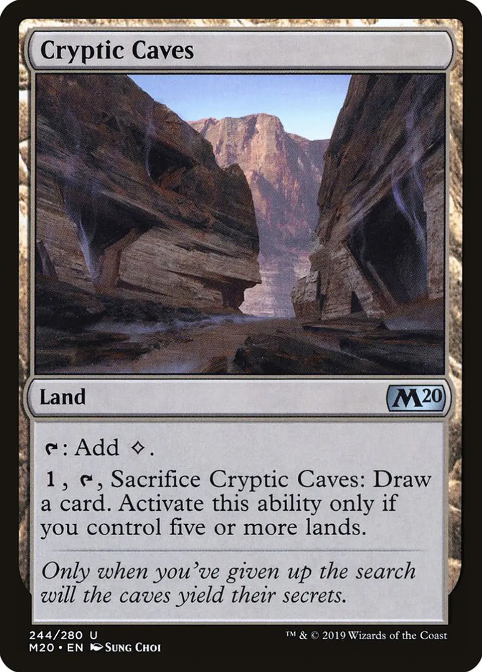 Cryptic Caves | Inglés | NM | M20 1