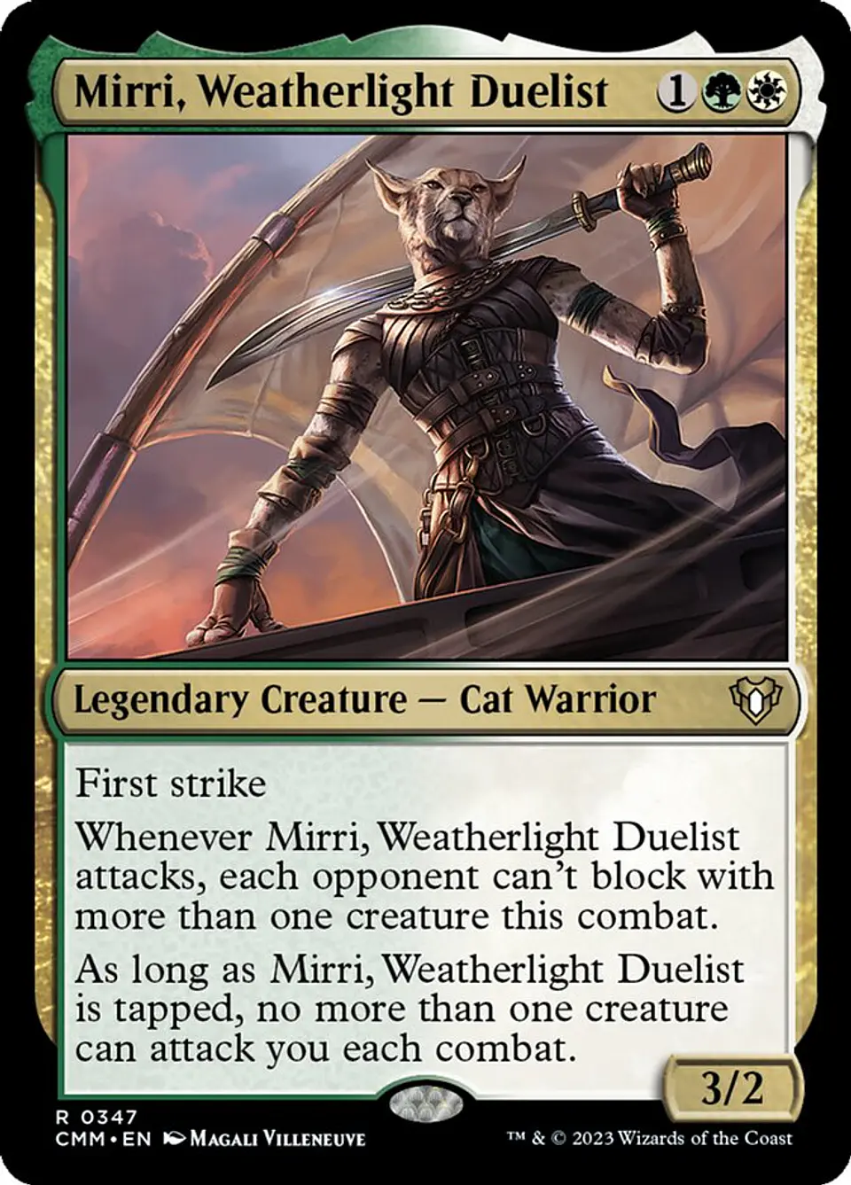 Mirri, Weatherlight Duelist | Inglés | EX | CMM 1