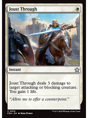 Joust Through | Español | NM | FDN