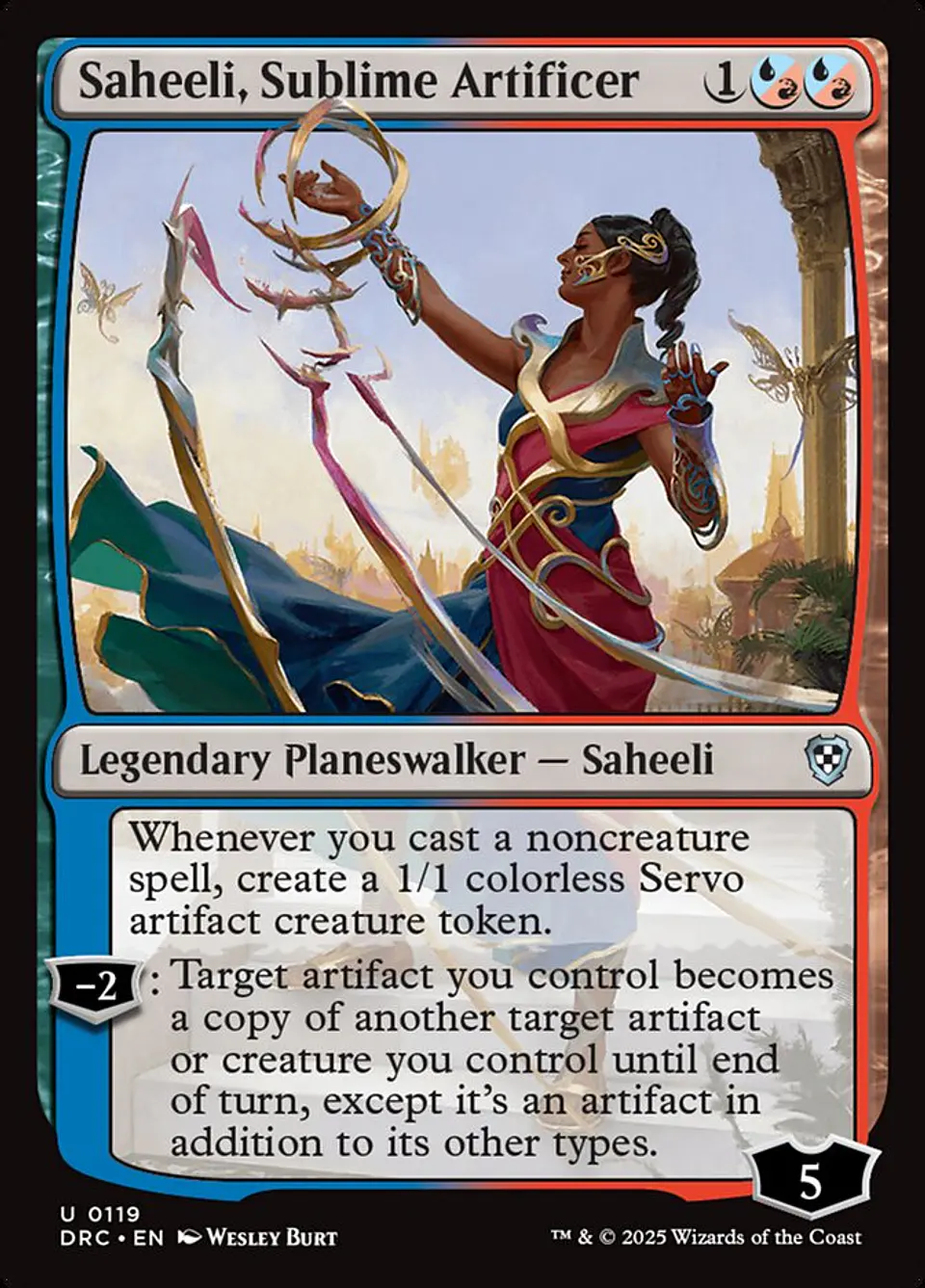 Saheeli, Sublime Artificer | Inglés | NM | DRC 1