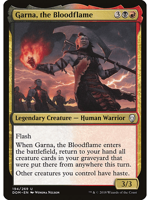 Garna, the Bloodflame | Inglés | NM | DOM