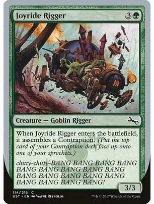 Joyride Rigger | Inglés | NM | UST