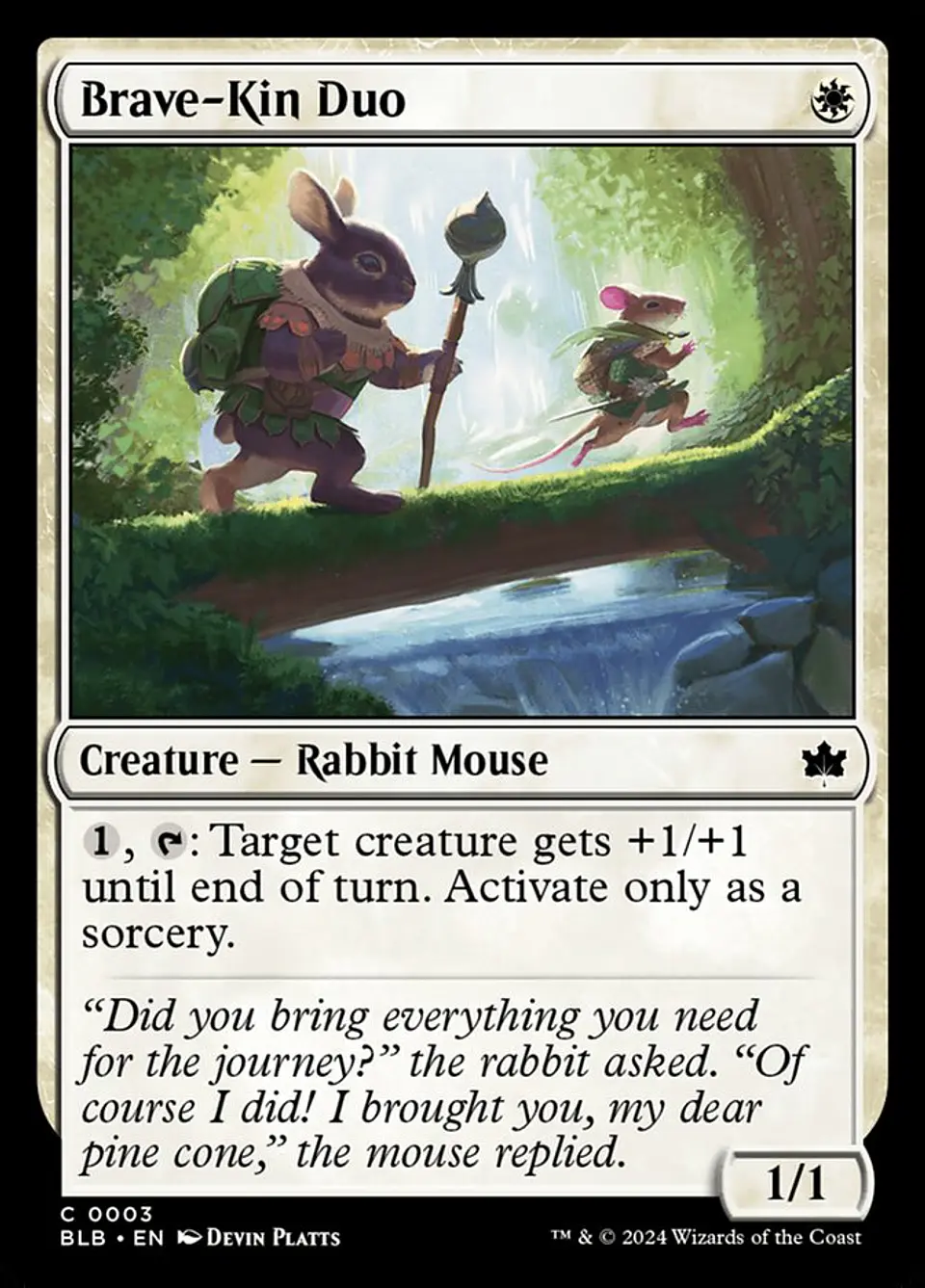 Brave-Kin Duo | Español | NM | BLB 1