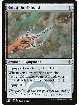Sai of the Shinobi | Inglés | EX | A25