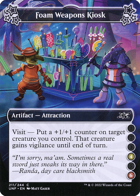 Foam Weapons Kiosk | Inglés | NM | UNF