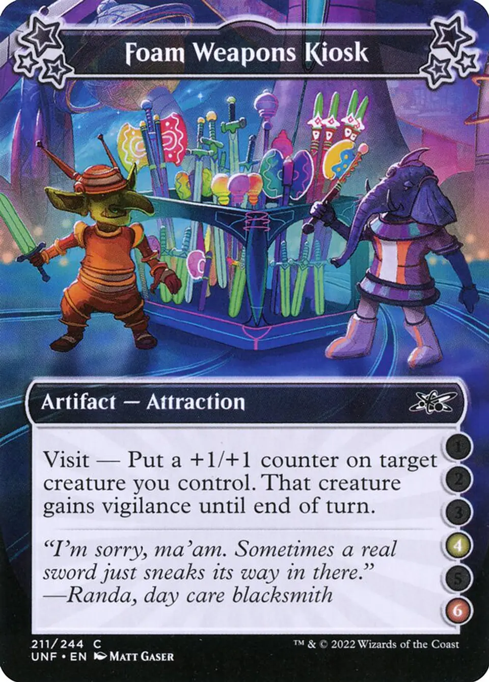 Foam Weapons Kiosk | Inglés | NM | UNF 1