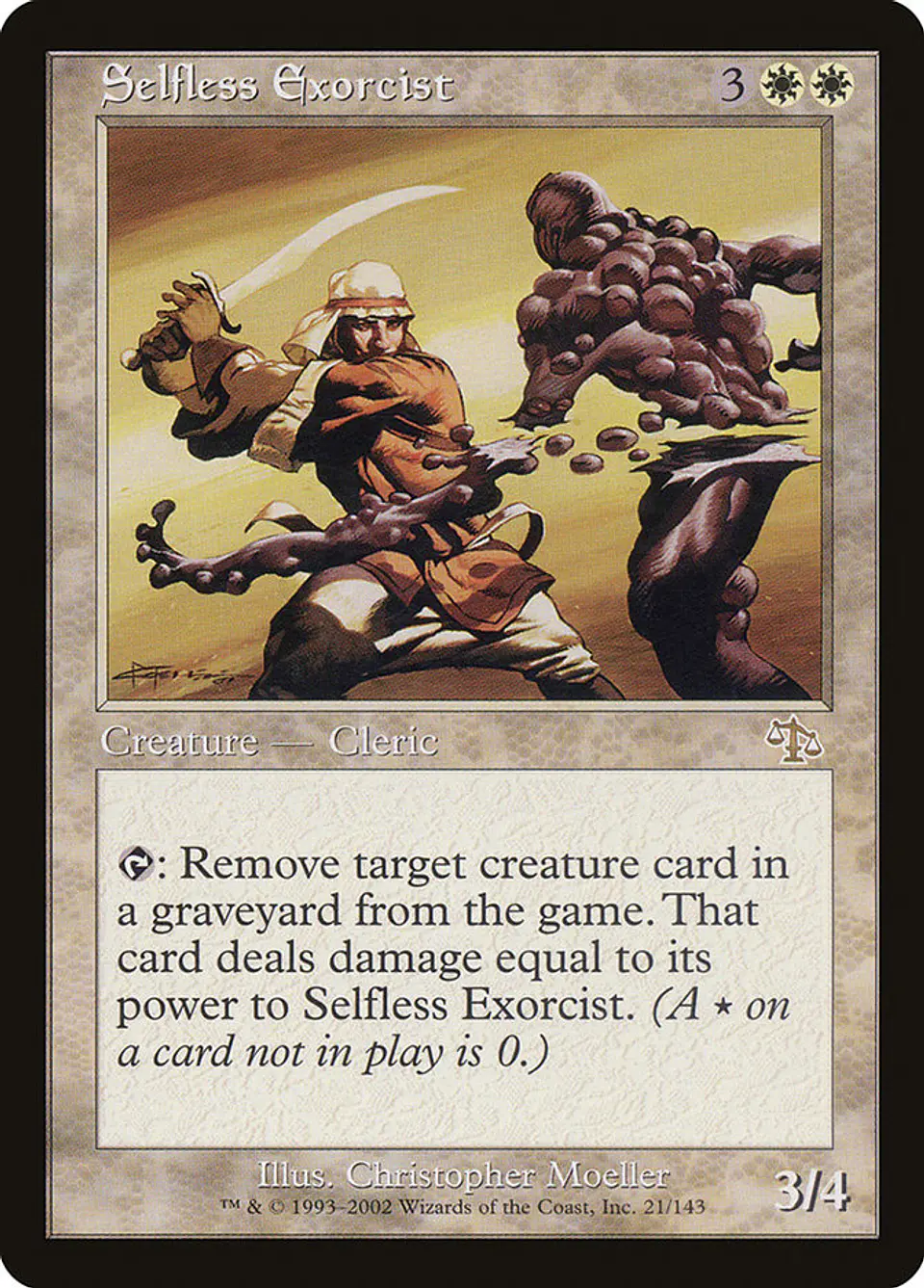 Selfless Exorcist (Retro Frame) | Español | NM | JUD 1