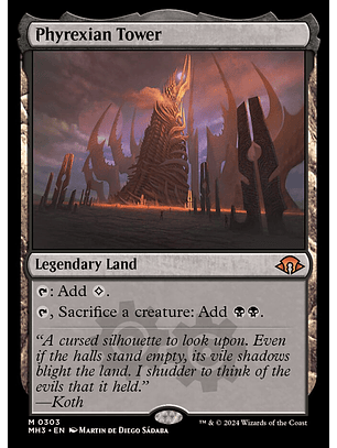 Phyrexian Tower (foil) | Inglés | EX | MH3