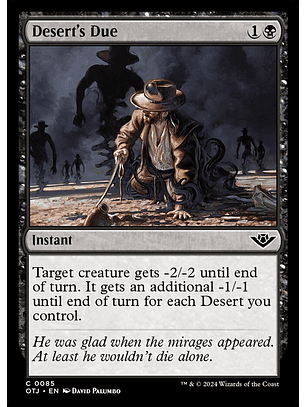 Desert's Due | Inglés | NM | OTJ