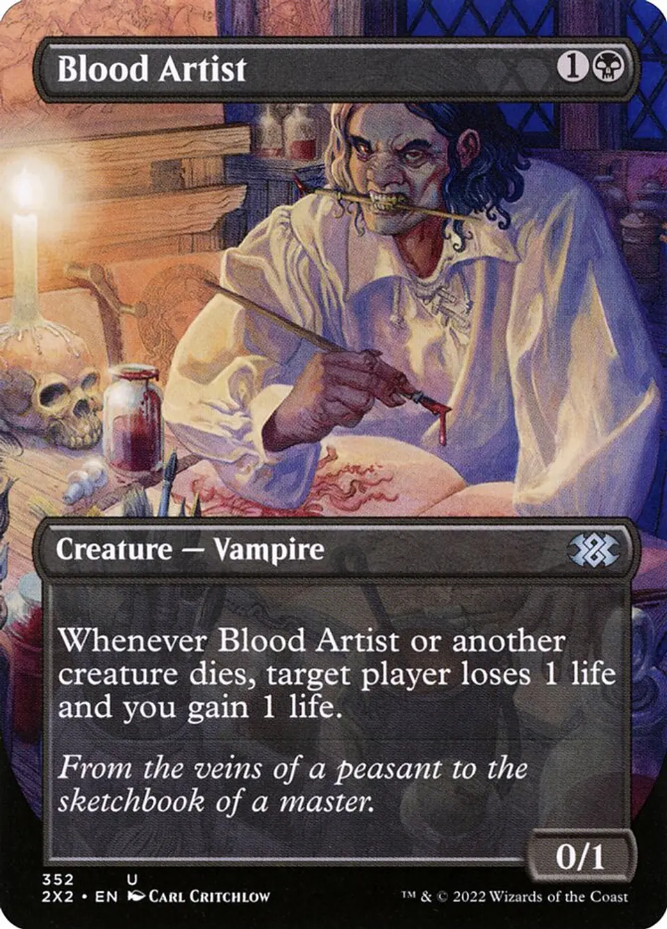 Blood Artist (Borderless) | Inglés | NM | 2X2 1