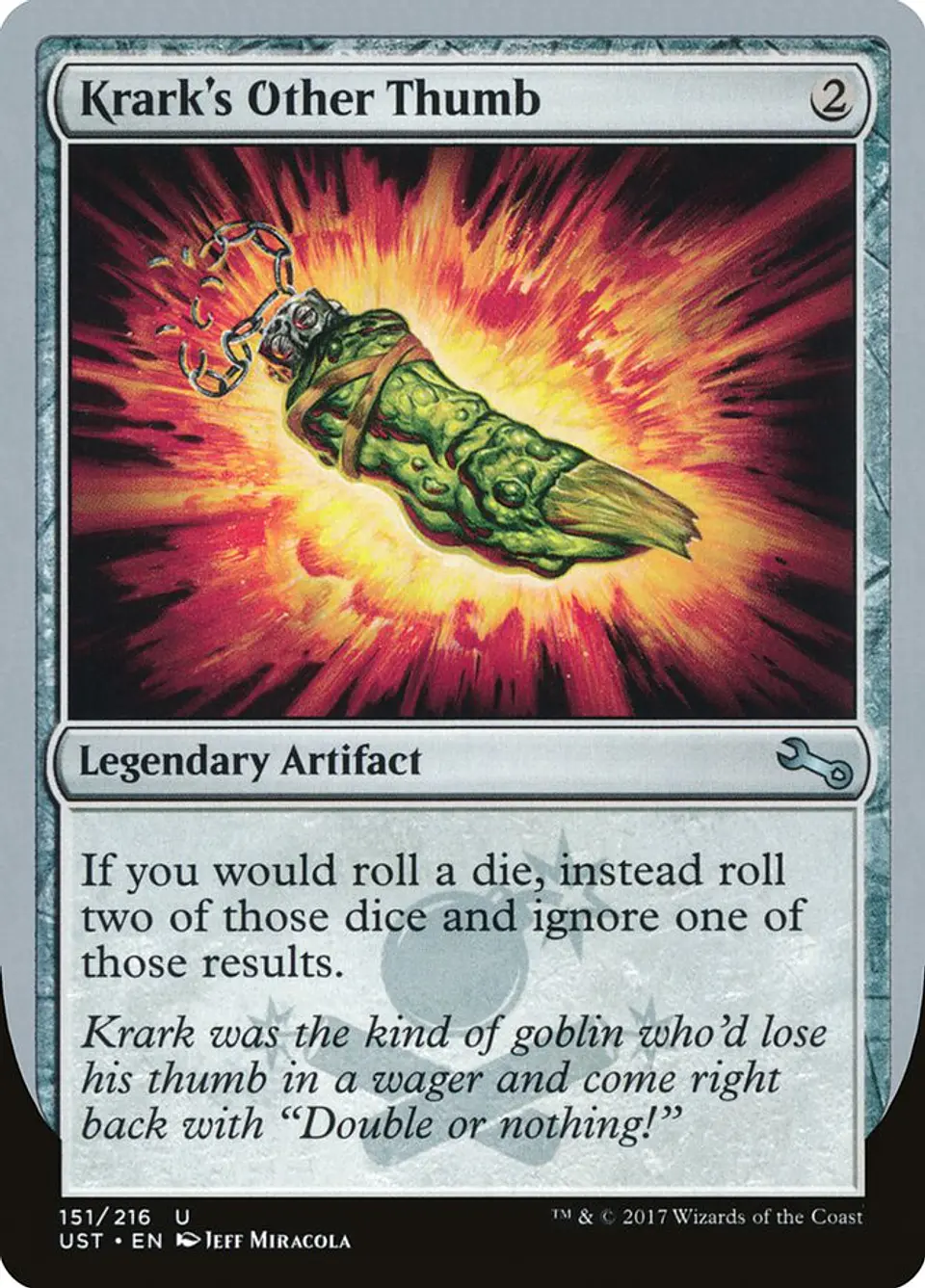 Krark's Other Thumb (foil) | Inglés | NM | UST 1