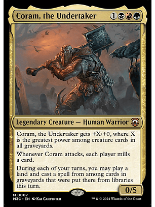 Coram, the Undertaker (foil) | Inglés | NM | M3C