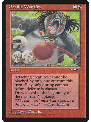 Gorilla War Cry | Español | NM | ALL