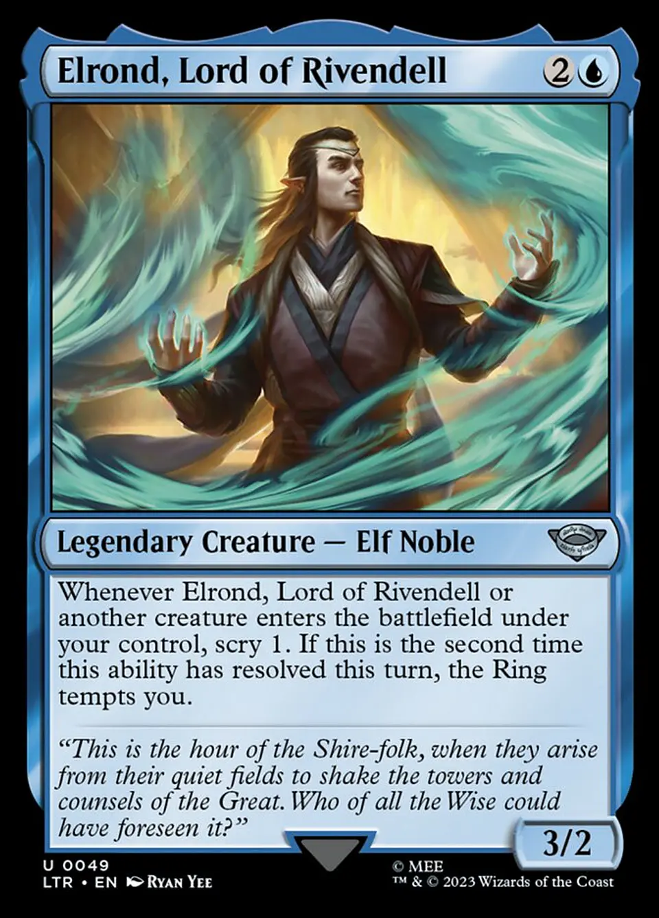 Elrond, Lord of Rivendell | Inglés | NM | LTR 1