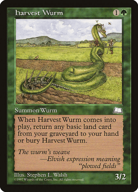 Harvest Wurm (Retro Frame) | Inglés | EX | WTH