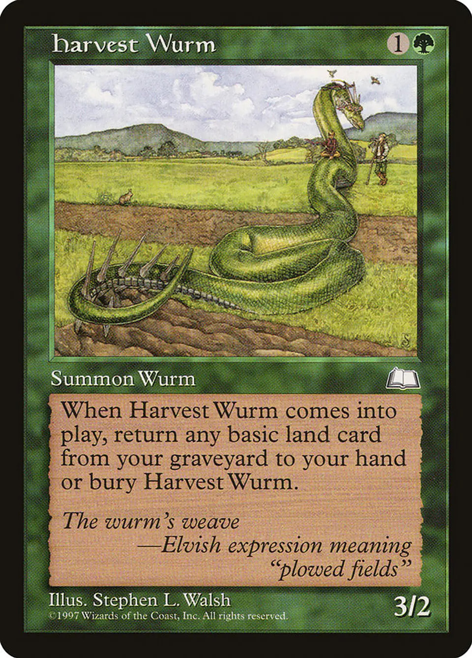 Harvest Wurm (Retro Frame) | Inglés | EX | WTH 1