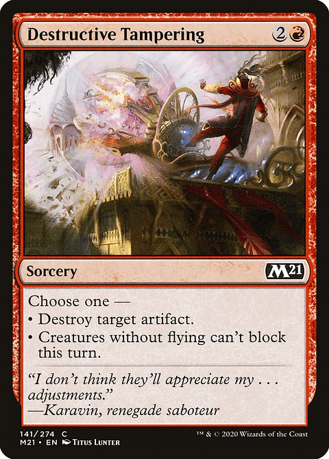 Destructive Tampering | Español | NM | M21