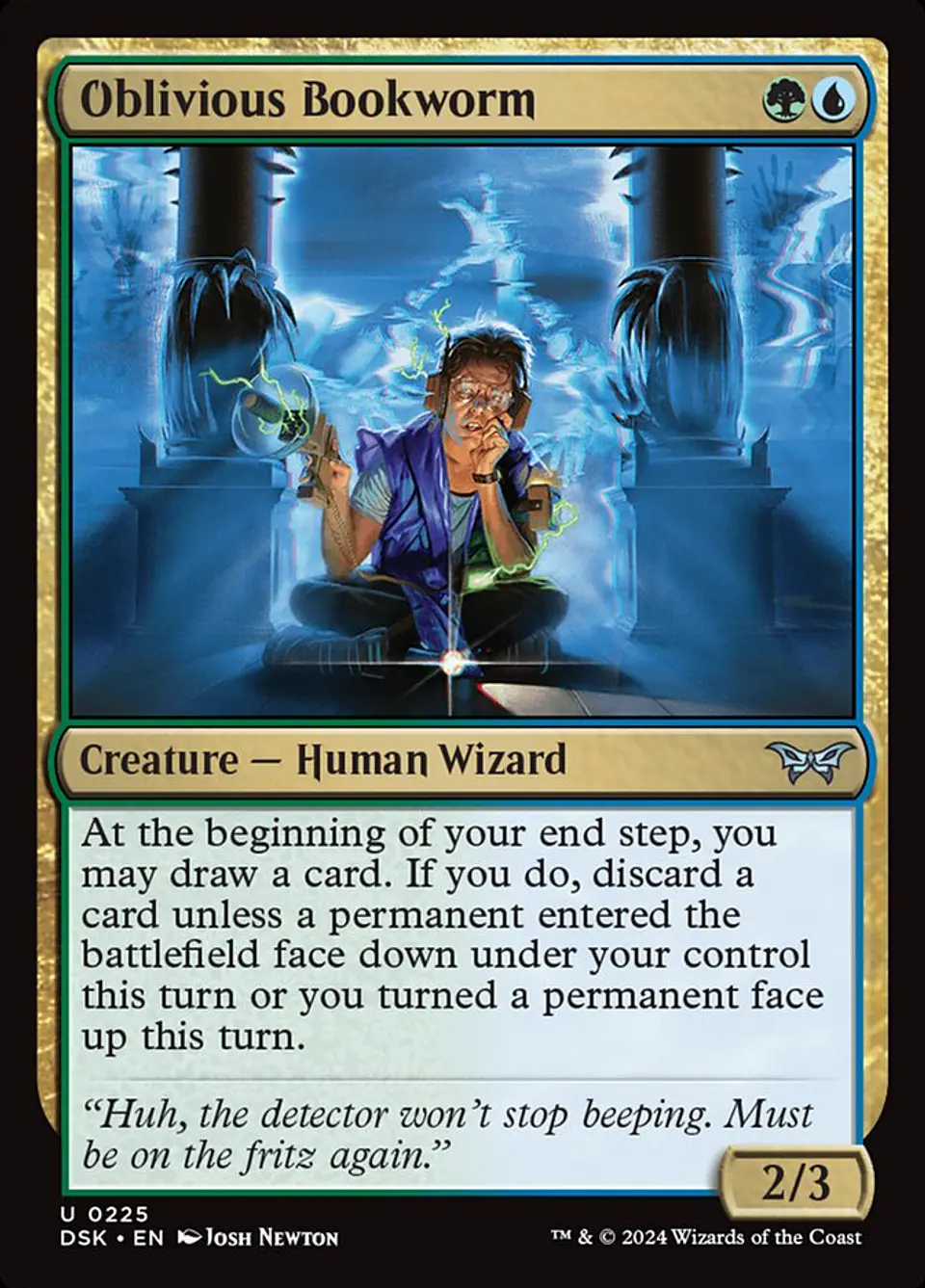 Oblivious Bookworm (foil) | Inglés | NM | DSK 1