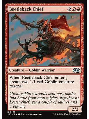 Beetleback Chief | Inglés | NM | J25