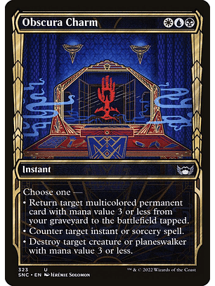 Obscura Charm (Showcase foil) | Inglés | EX | SNC