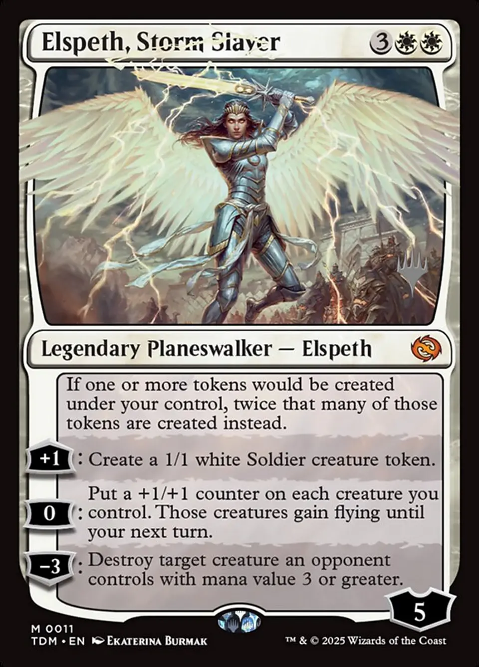 Elspeth, Storm Slayer (foil) | Inglés | NM | PTDM 1