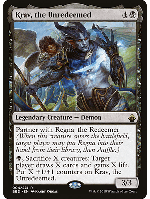 Krav, the Unredeemed | Inglés | NM | BBD