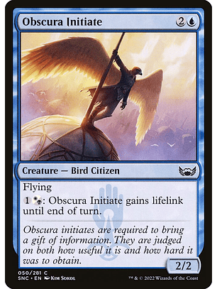 Obscura Initiate (foil) | Inglés | NM | SNC