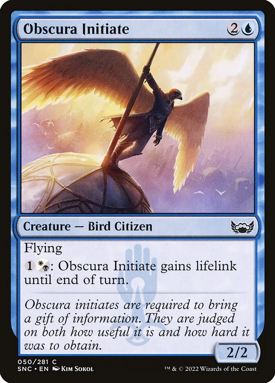 Obscura Initiate (foil) | Inglés | NM | SNC 1