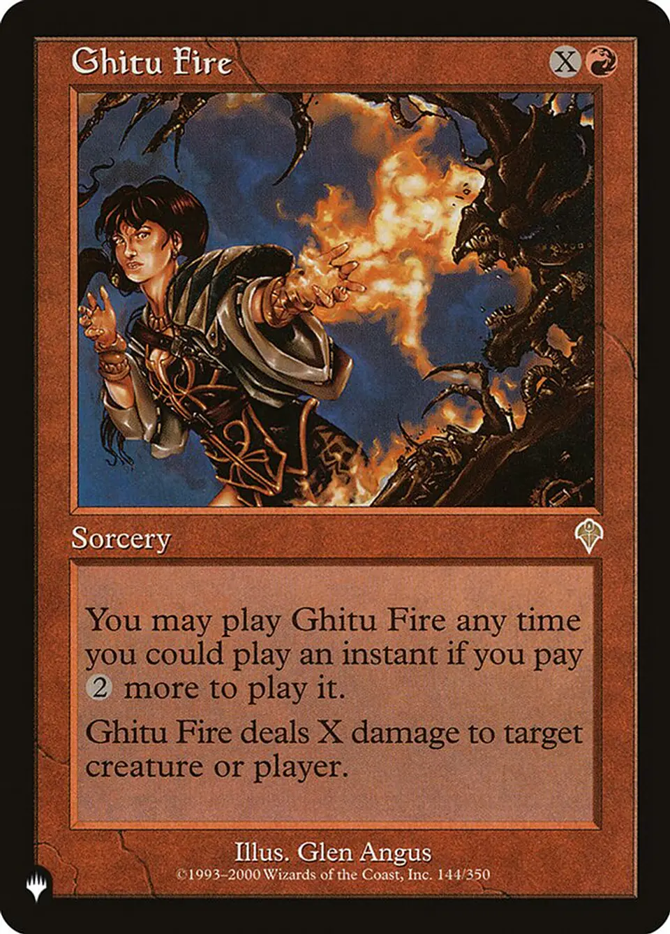Ghitu Fire (Retro Frame) | Inglés | EX | PLST 1