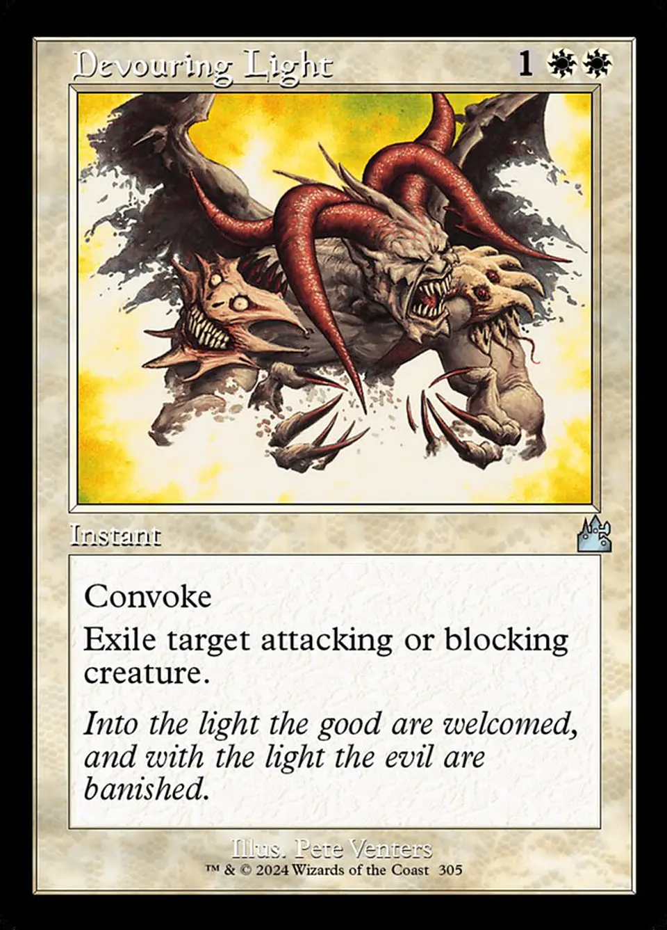 Devouring Light (Retro Frame) | Inglés | EX | RVR 1