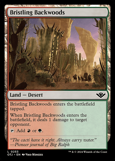 Bristling Backwoods | Inglés | NM | OTJ