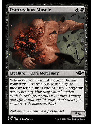 Overzealous Muscle | Inglés | NM | OTJ