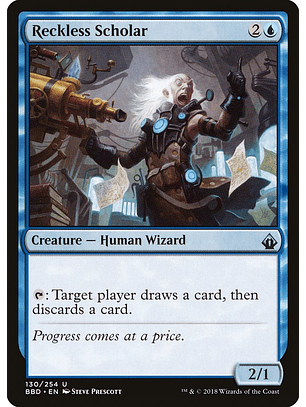 Reckless Scholar | Inglés | EX | BBD