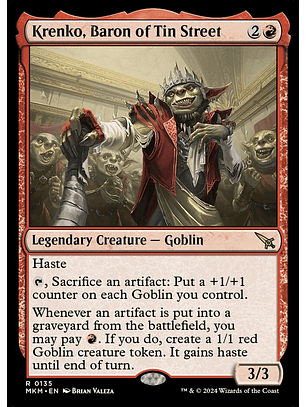 Krenko, Baron of Tin Street | Español | NM | MKM