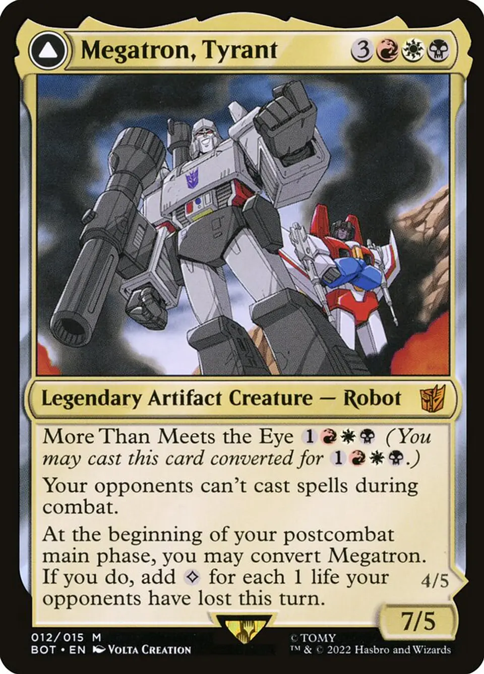 Megatron, Tyrant // Megatron, Destructive Force | Japonés | NM | BOT 1