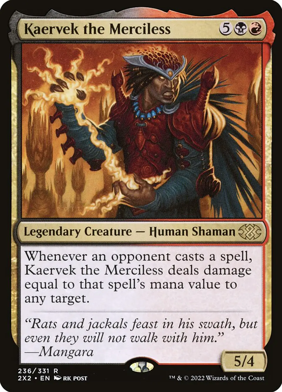 Kaervek the Merciless | Inglés | EX | 2X2 1