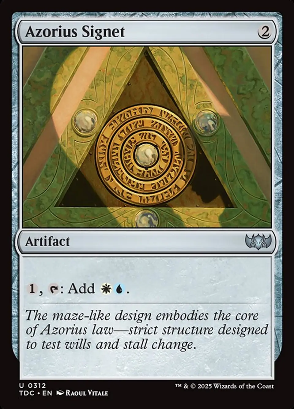 Azorius Signet | Inglés | NM | TDC 1