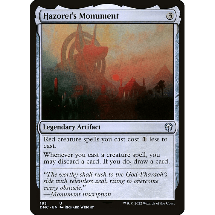 Hazoret's Monument | Inglés | NM | DMC 1