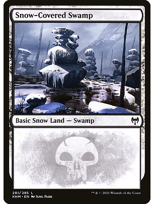 Snow-Covered Swamp (foil) | Español | NM | KHM
