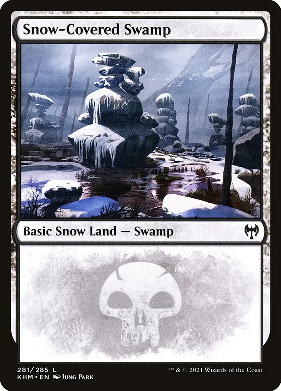 Snow-Covered Swamp (foil) | Español | NM | KHM 1