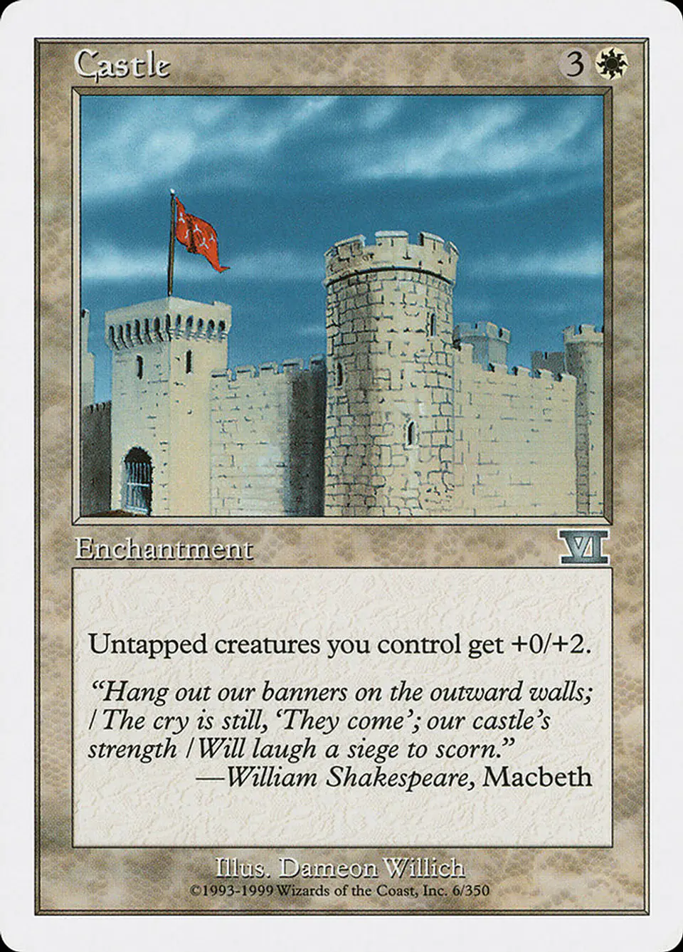 Castle (Retro Frame) | Español | NM | 6ED 1