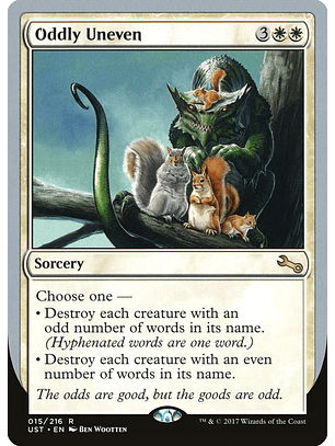 Oddly Uneven | Inglés | NM | UST