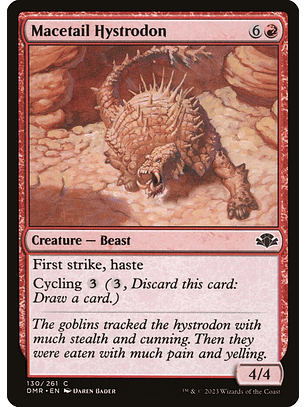 Macetail Hystrodon | Español | NM | DMR